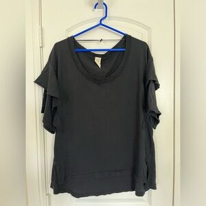 We The Free Ruffle Sleeve Blouse
